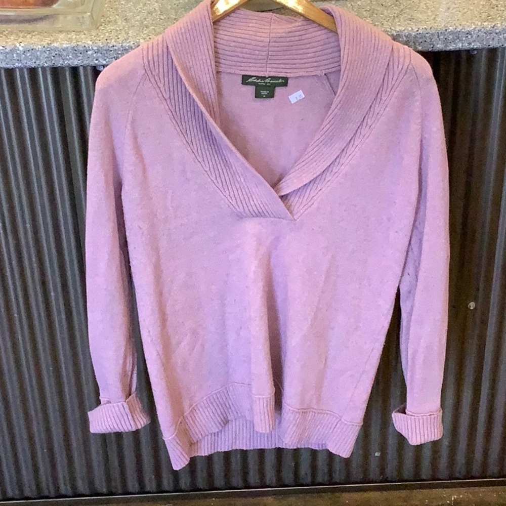 Pink Eddie Bauer sweater
